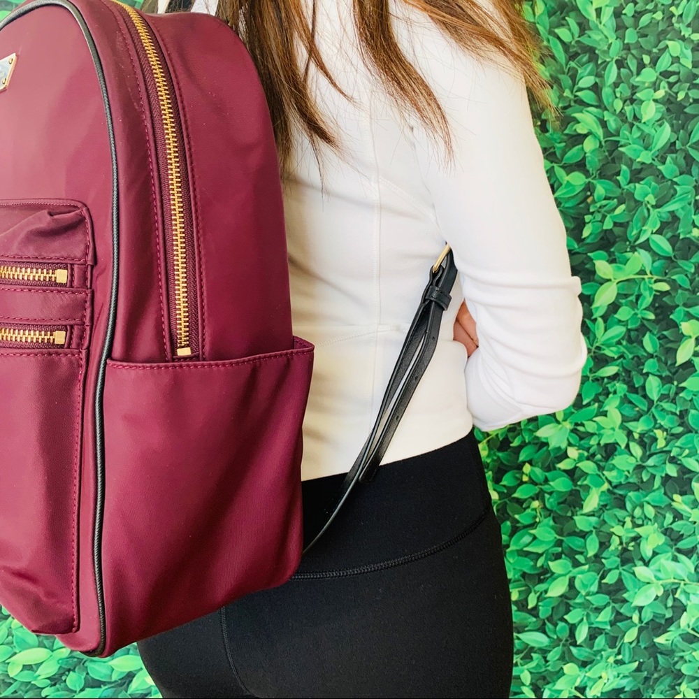 Kate Spade WKRU4710 Bradley Wilson Road Deep Plum - Picture 2 of 6